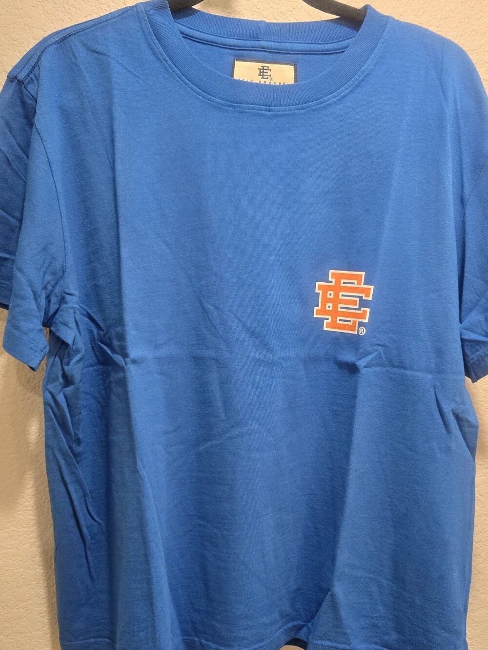 ERIC EMANUEL - EE TSHIRT - Blue/Orange